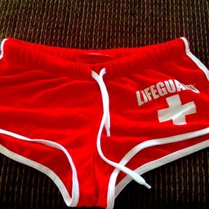 Life guard shorts! Super comfortable
